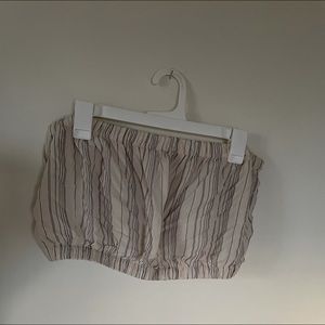 AE tube top + hi-low skirt set